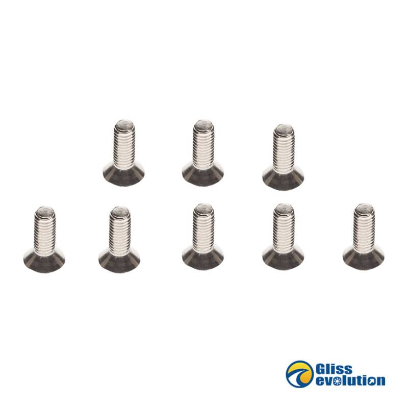 Finscrews 18mm countersunk (8pcs)