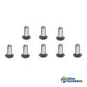 Finscrews 18mm countersunk (8pcs)