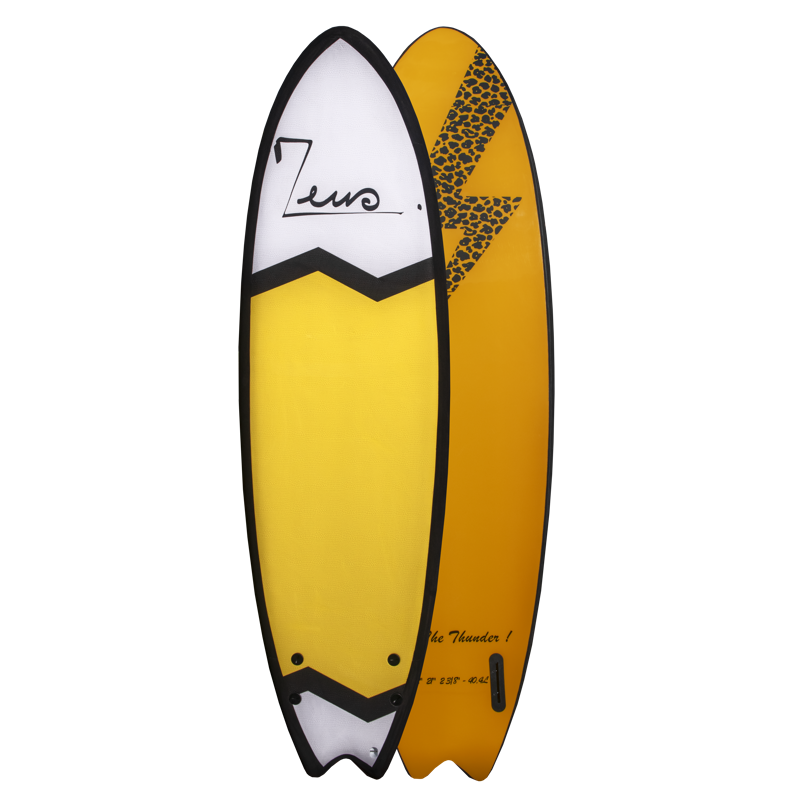 Planche de surf fish 62  en mousse EVA - Zeus surfboards - Softboard