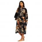 Poncho Billabong Black Pebble