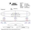 Longboard Blackwings 9'1 rouge