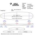 Blackwings surf 8'0 Mini malibu