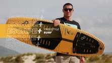 Planche de surf kite - Eleveight Escape + v4 - 2023 