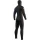 MYSTIC Mens Marshall 5/3mm Hooded Chest Zip Wetsuit