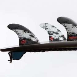 FEATHER FINS JORGANN COUZINET ATHLETE SERIES R/B. DUAL TAB