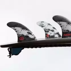 FEATHER FINS JORGANN COUZINET ATHLETE SERIES R/B. DUAL TAB