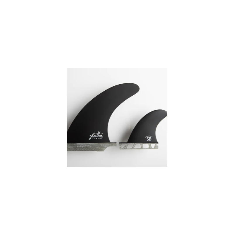 FEATHER FINS SINGLE US + SIDE BYTES 2+1 Black. SINGLE TAB