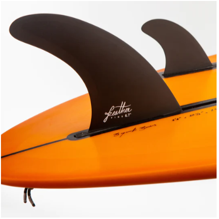 FEATHER FINS SINGLE US + SIDE BYTES 2+1 Black. SINGLE TAB