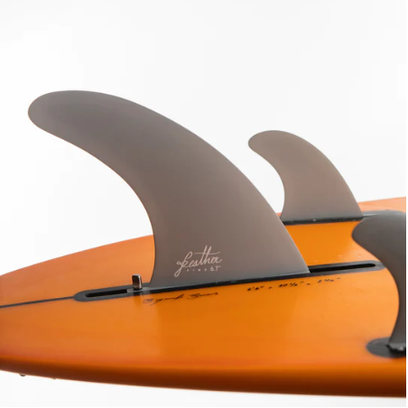 FEATHER FINS SINGLE US + SIDE BYTES 2+1 Black. SINGLE TAB