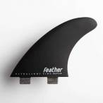 FEATHER FINS ULTRALIGHT DUAL TAB BLACK MEDIUM