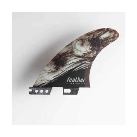 FEATHER FINS BUGARSKI SHAPER SERIES BURN WOOD. CLICK TAB