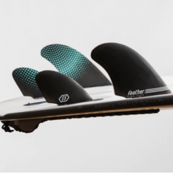 FEATHER FINS PERFORMANCE TWIN CLICK TAB BLACK