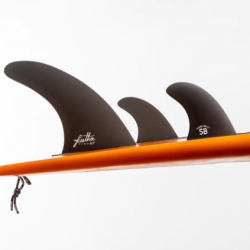 FEATHER FINS SINGLE US + SIDE BYTES 2+1 Black. SINGLE TAB