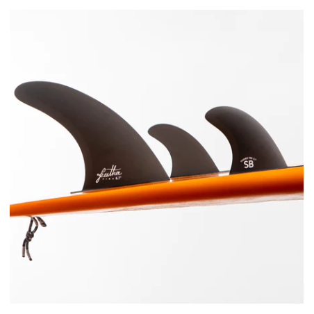 FEATHER FINS SINGLE US + SIDE BYTES 2+1 Black. SINGLE TAB