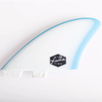 FEATHER FINS TWIN FIN CLICK TAB BLUE/WHITE