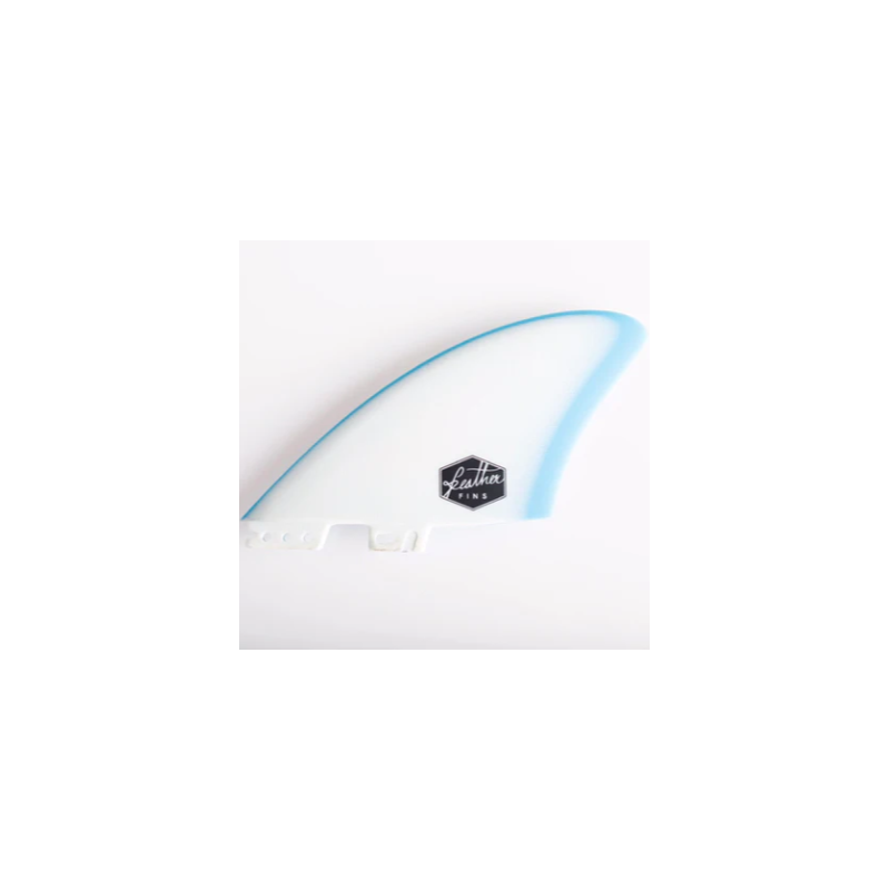 FEATHER FINS TWIN FIN CLICK TAB BLUE/WHITE