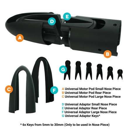 FOIL DRIVE Adaptateur universel pour mat