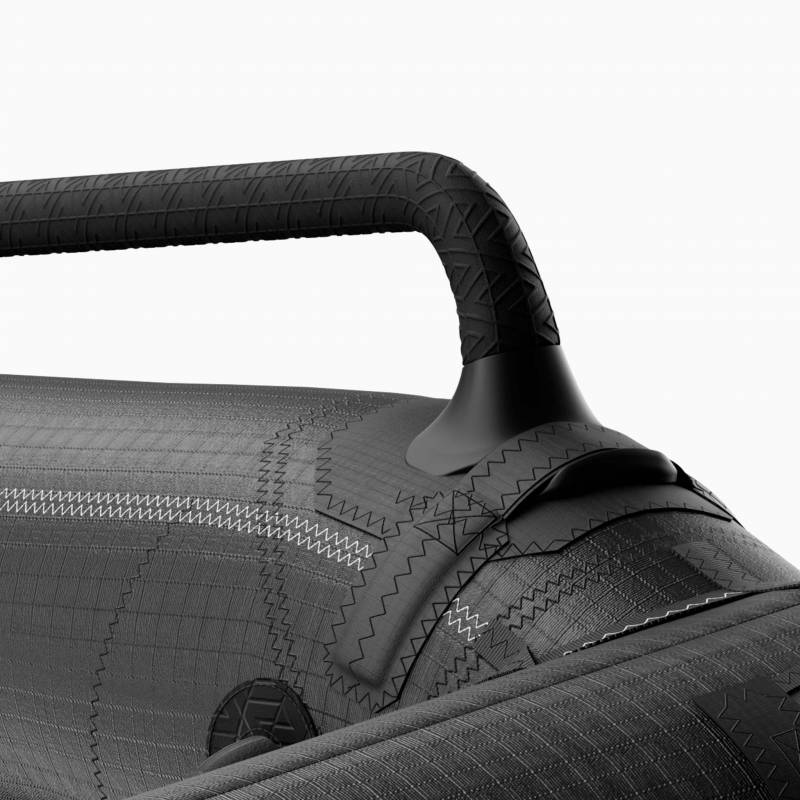 Vue détaillée du Carbon Boom Armstrong