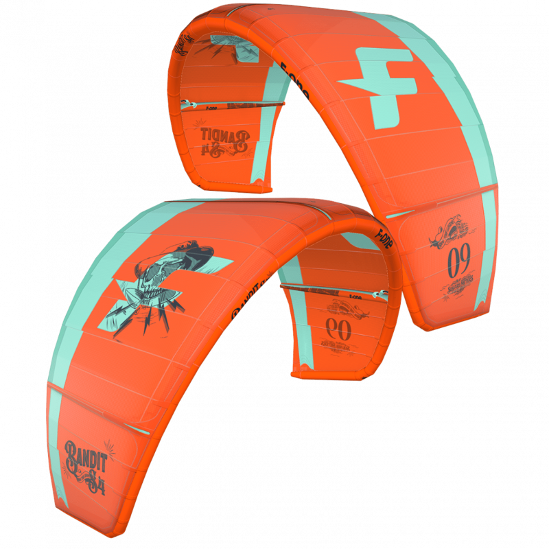 Flame/Mint Aile de kite F-ONE BANDIT S4 2024