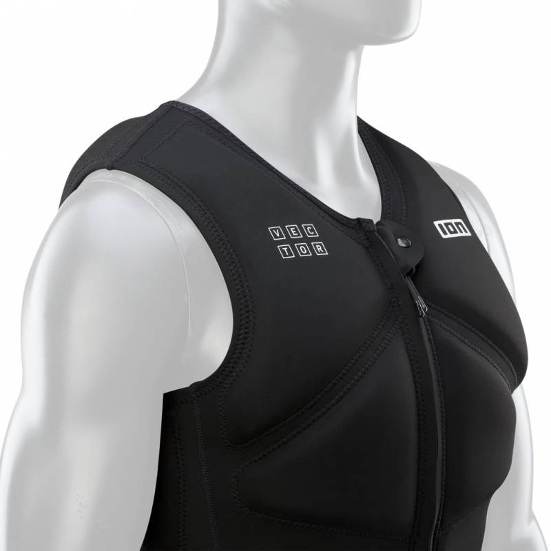 Vue avant du gilet ION Vector Amp Front Zip 2022