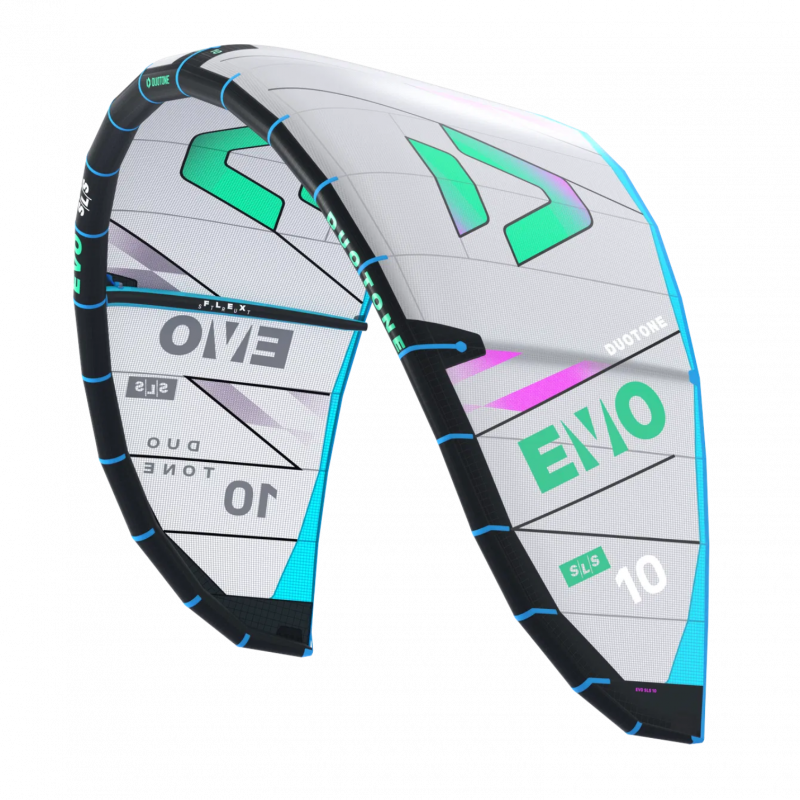 COLORIS AILE DE KITE DUOTONE EVO SLS 2025 GRIS/VERT