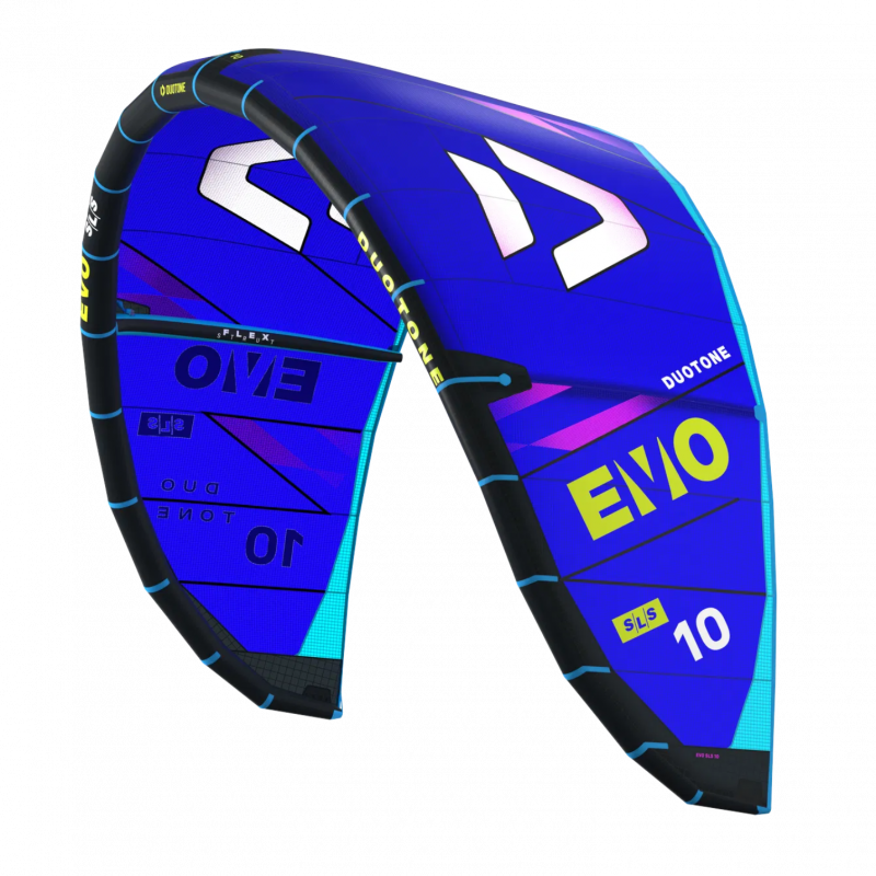 COLORIS AILE DE KITE DUOTONE EVO SLS 2025 BLEU/GRIS
