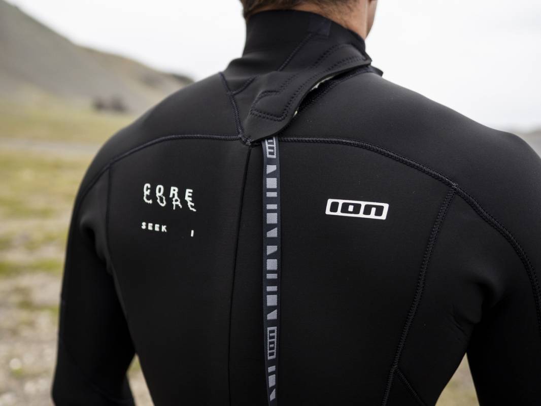 Combinaison ION Seek Core 4/3 Back Zip 2026 détails fermeture dorsale