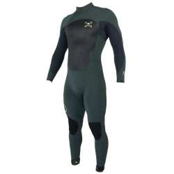 SOÖRUZ FULLSUIT 5/4 GURU WIND BACK ZIP - Organic oysterprene - vue détaillée