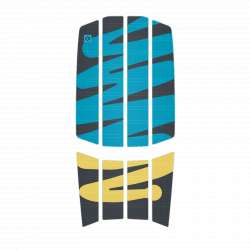 Duotone Kite DUOTONE TRACTION PAD TEAM FRONT - Dark Grey/Blue - Straps - Pads