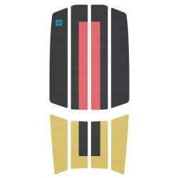 Duotone Kite DUOTONE TRACTION PAD TEAM FRONT 2022 - Vanilla/Yellow - Straps - Pads