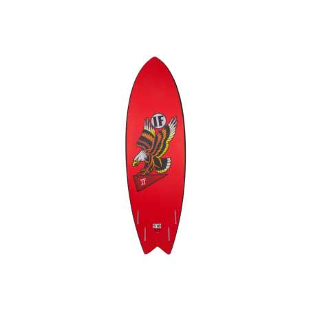 JJF x PYZEL Astrofish Red 5'6 - Surf Mousse Premium