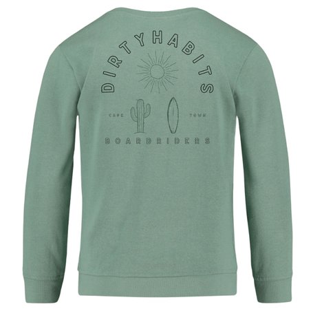 Dirty Habits Aloe Sweater - Pull Vert Coton Surf