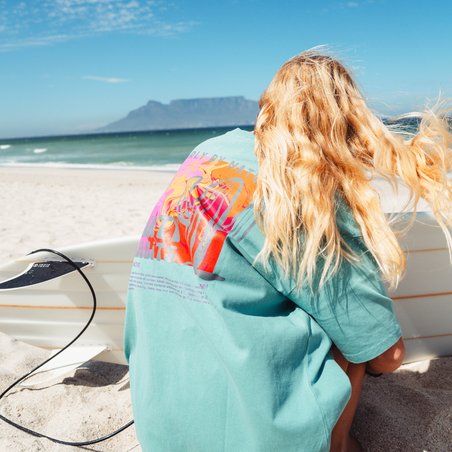 Dirty Habits Gnarly Oversize Tee - T-Shirt Surf Vert