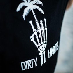 Dirty Habits Paradise Hoodie Oversize - Sweat Surf