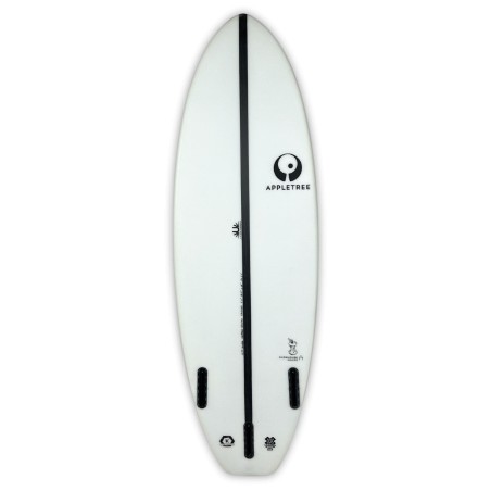 APPLETREE KLOKHOUSE NOSELESS WHITE LINE - Vue bottom