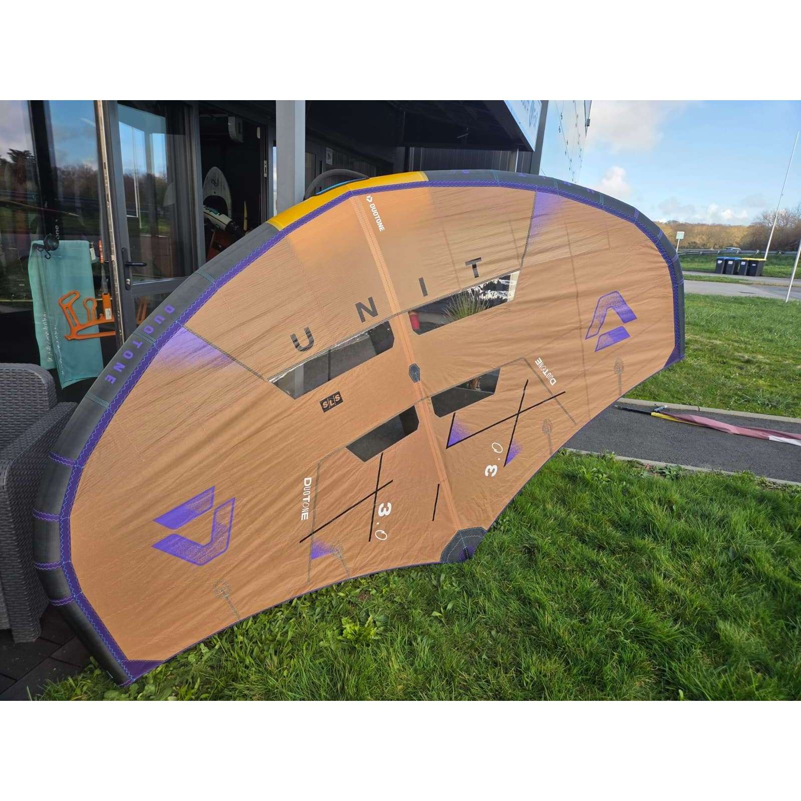 OCCASION Duotone Unit SLS 3m² 2026 + Boom + Leash | Très bon état