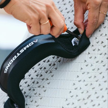 Armstrong Ultimate Adjustable Footstrap with Hardware noir
