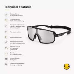 Dirty Habits RIDE Red/Black - Lunettes Polarisées Sport