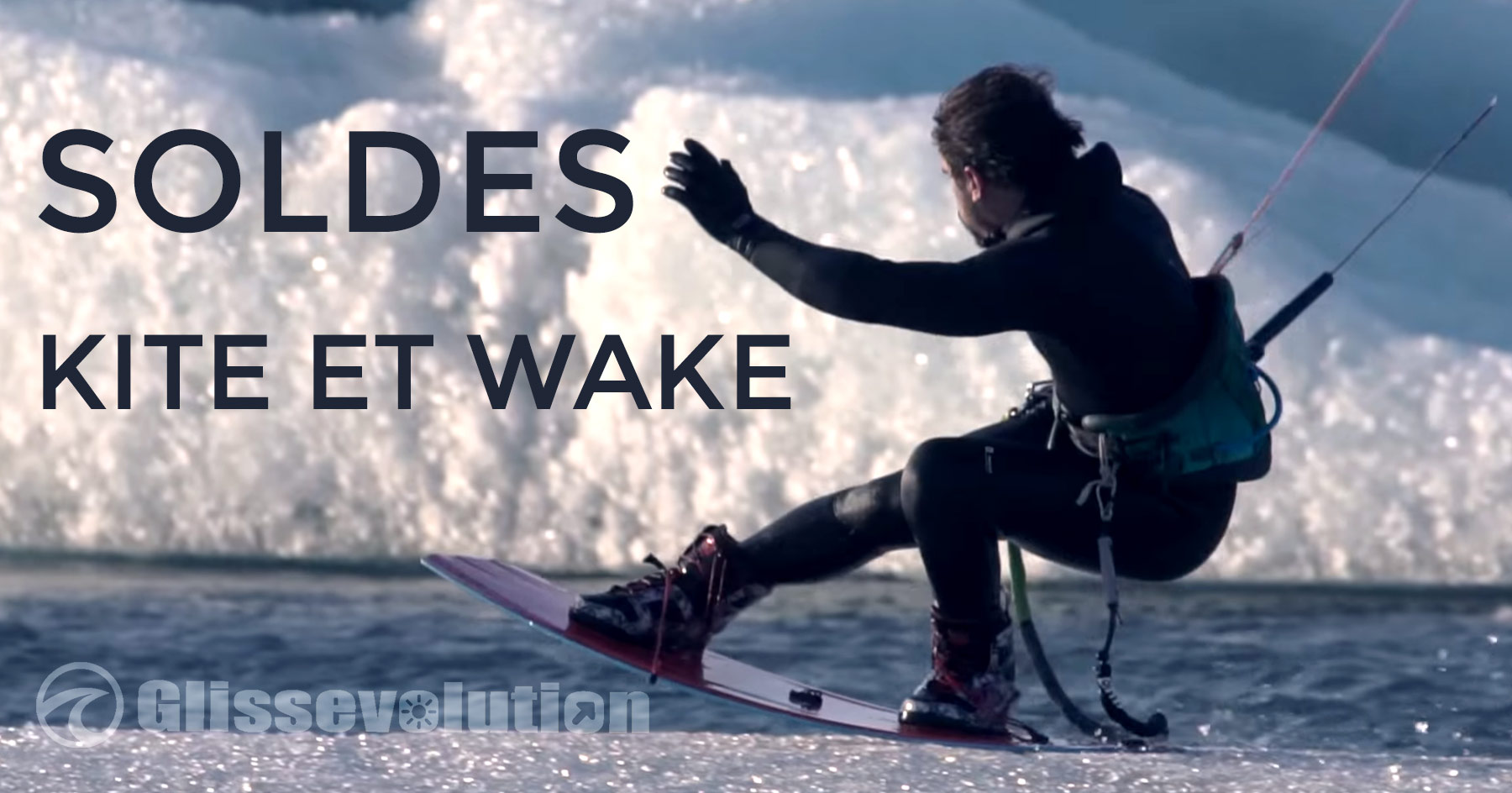 Soldes kite kitesurf et wake Hiver 2020 Grosses promos