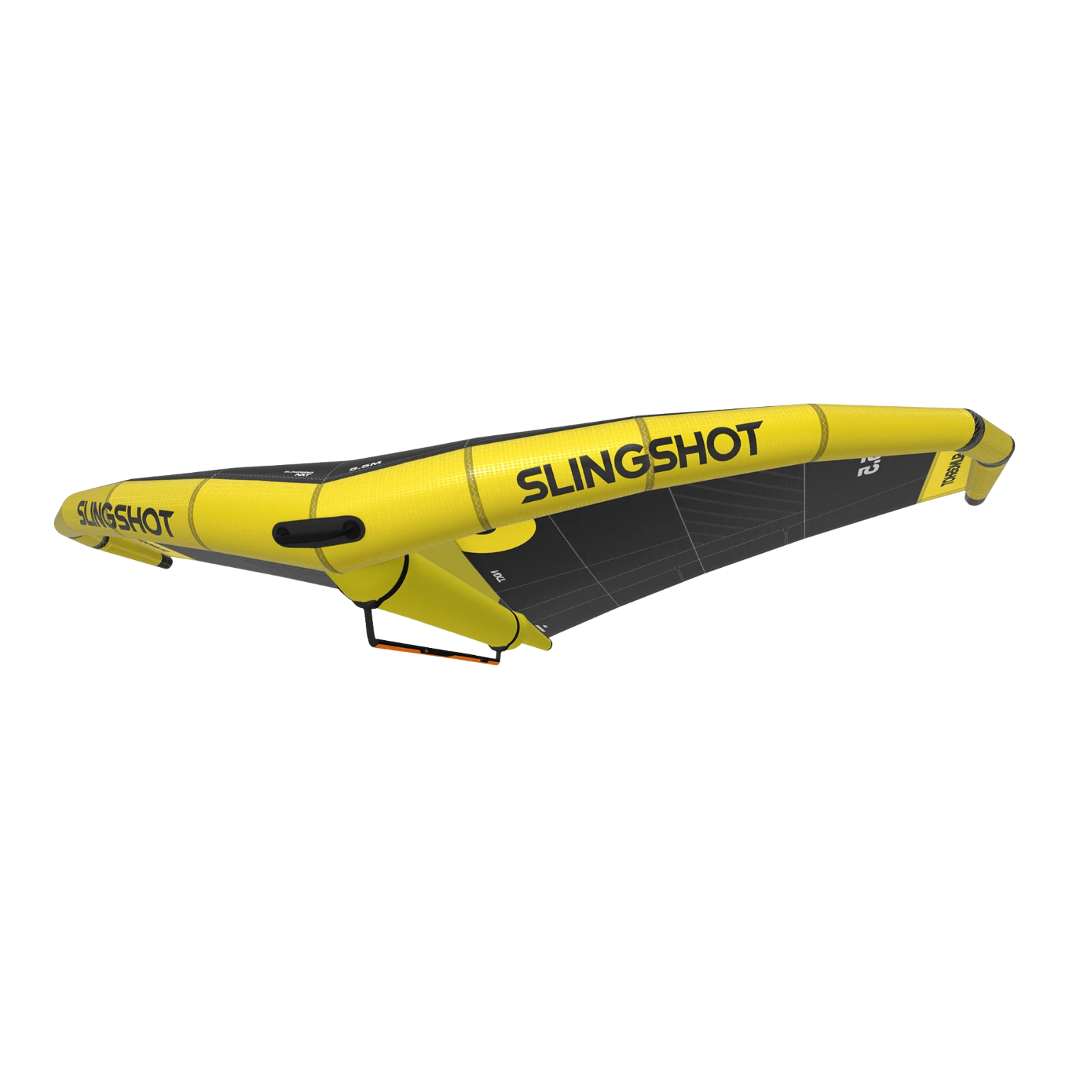Vue latérale de la SlingShot SlingWing NXT V2 avec son design jaune et noir
