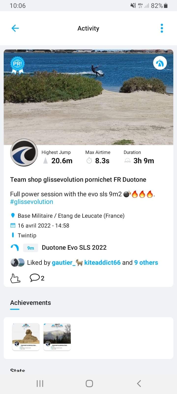 big air aile de kite Duotone Evo SLS 2022