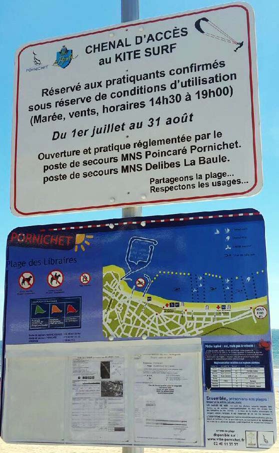 Réglementation 2021 du Chenal Kite La Baule Pornichet