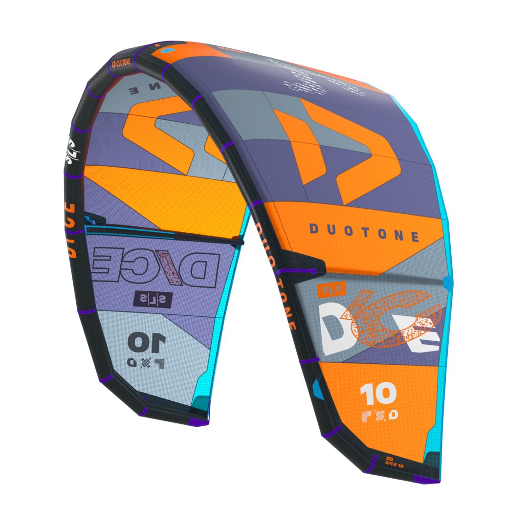 COLORIS AILE DE KITESURF DUOTONE DICE SLS 2024 gris orange 