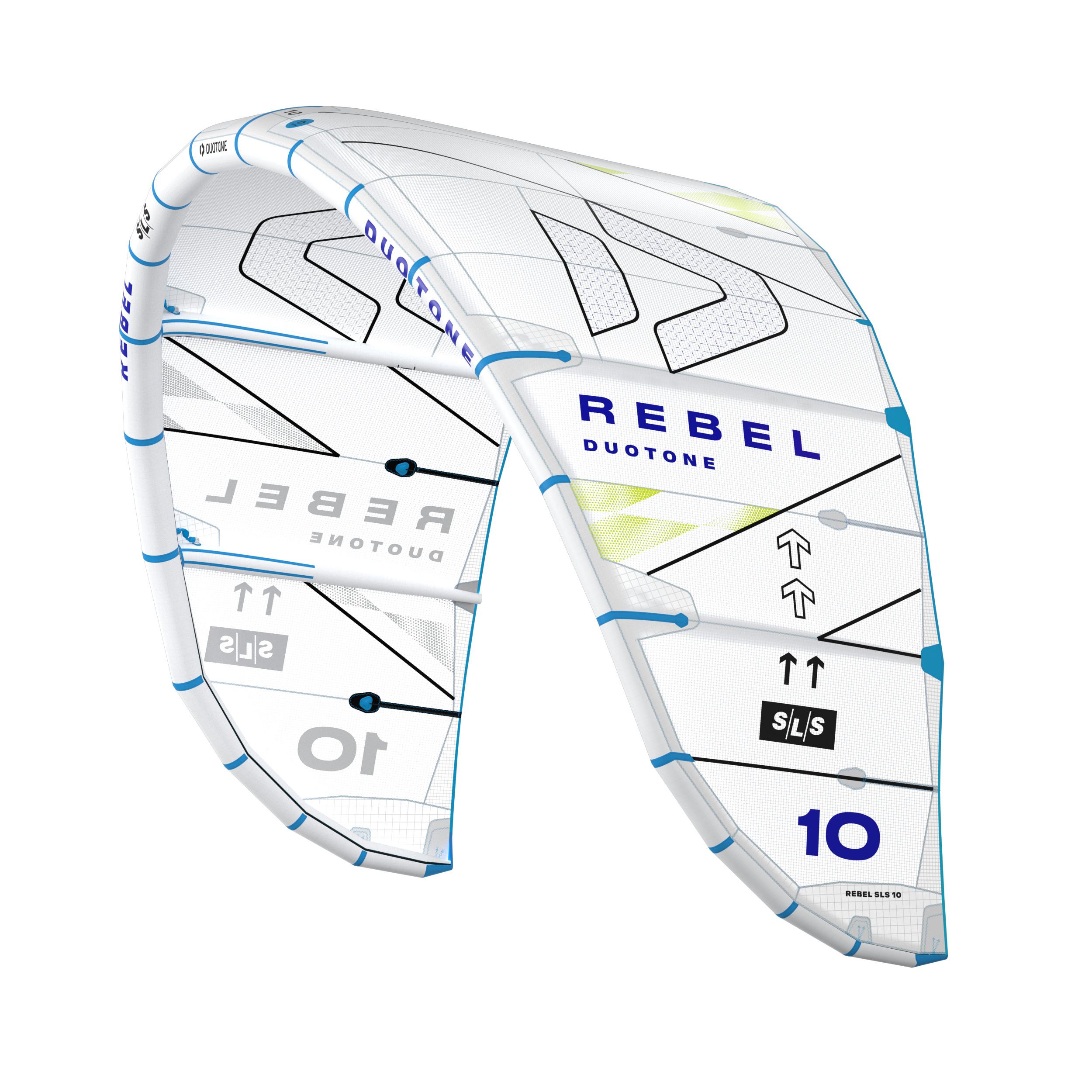 COLORIS AILE DE KITESURF DUOTONE REBEL SLS CONCEPT BLUE 2025