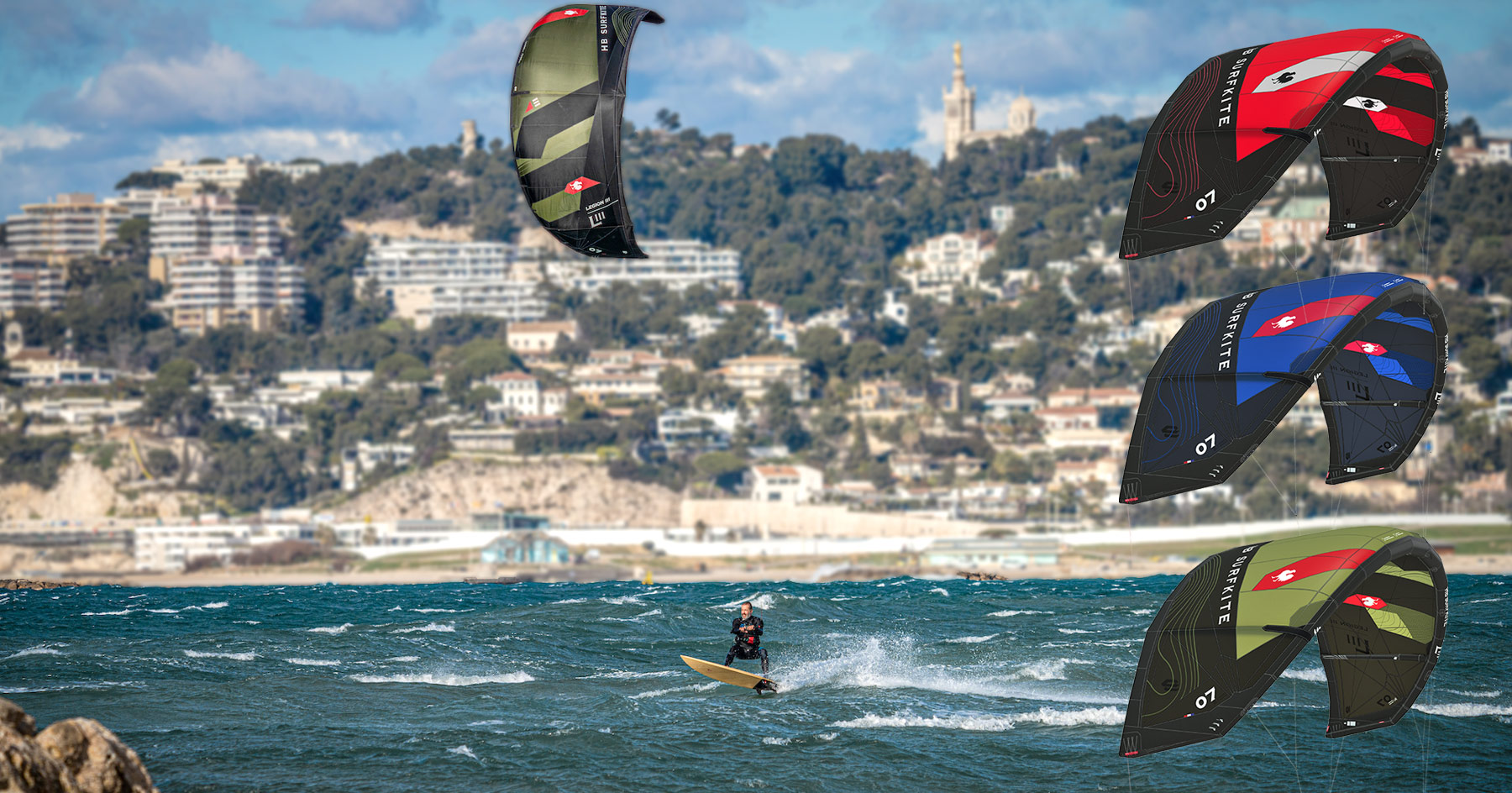 La LEGION est un kite conçu pour toutes les disciplines : Surf, Freestyle, Freeride & Foil