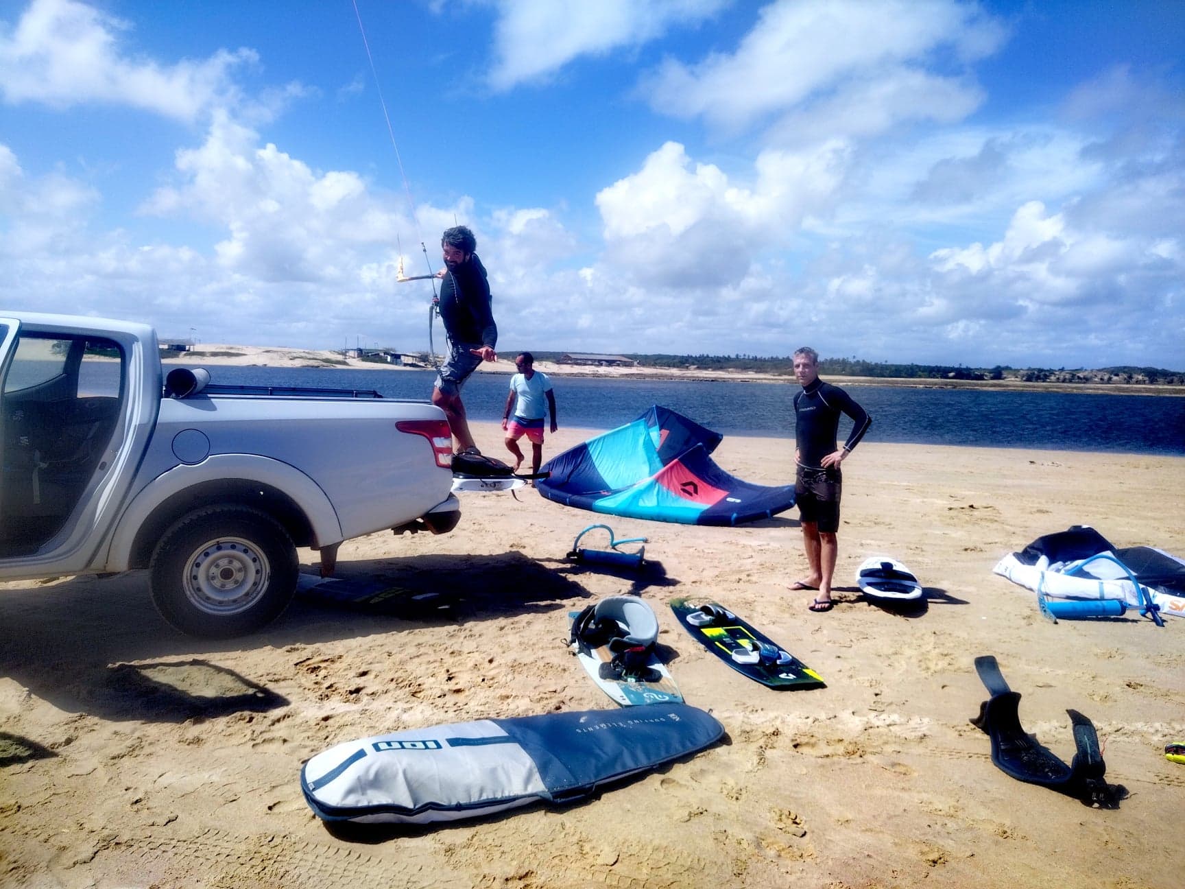 trip kite brésil