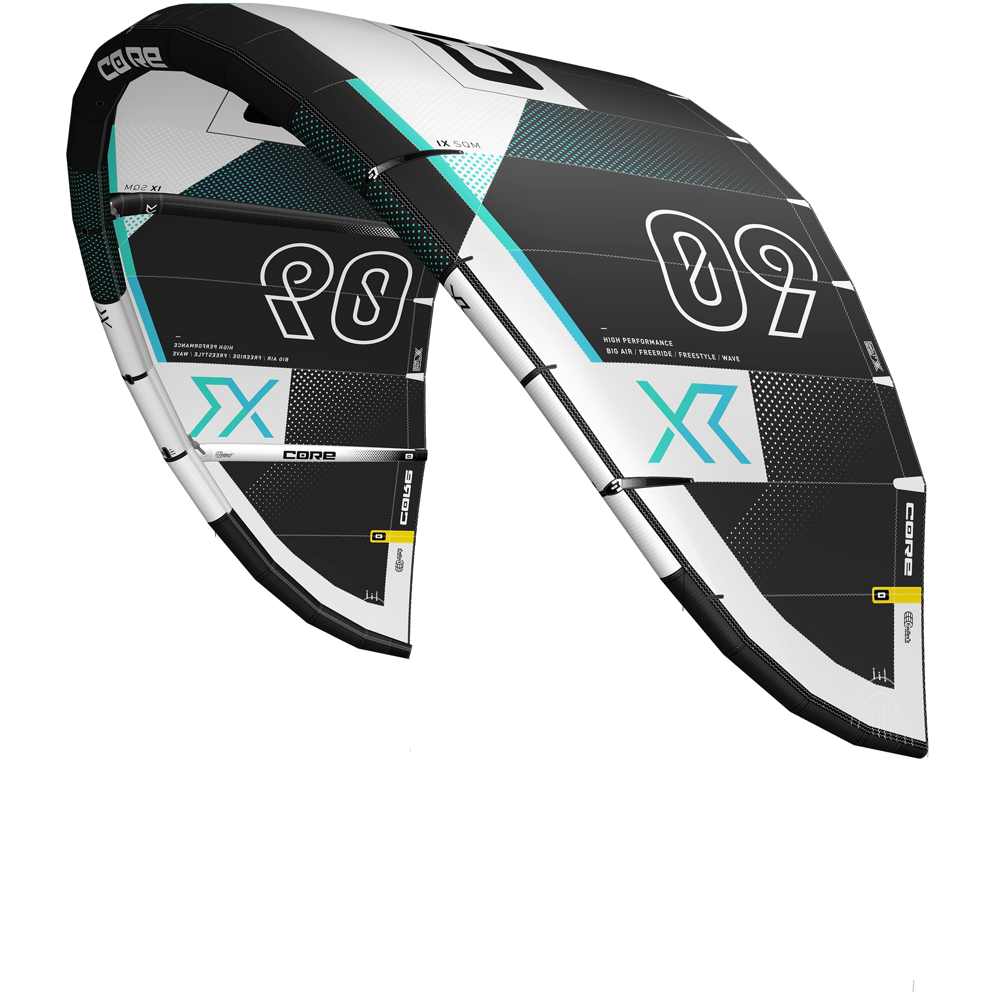 COLORIS AILE DE KITESURF CORE XR V8