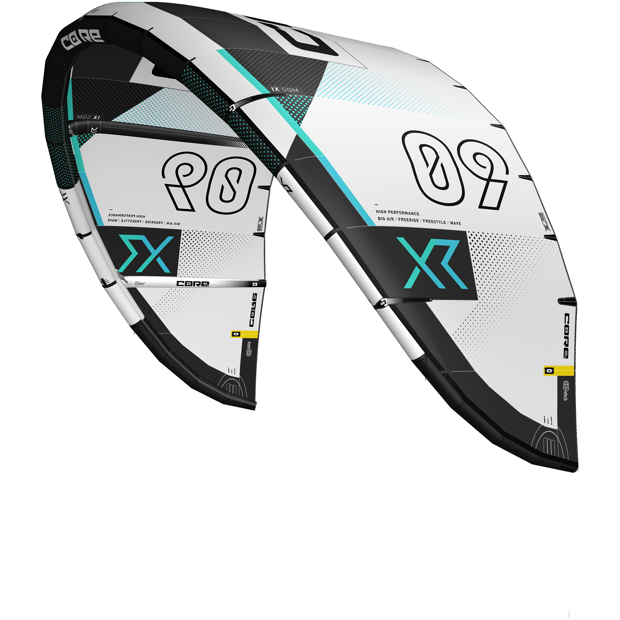 COLORIS AILE DE KITESURF CORE XR V8