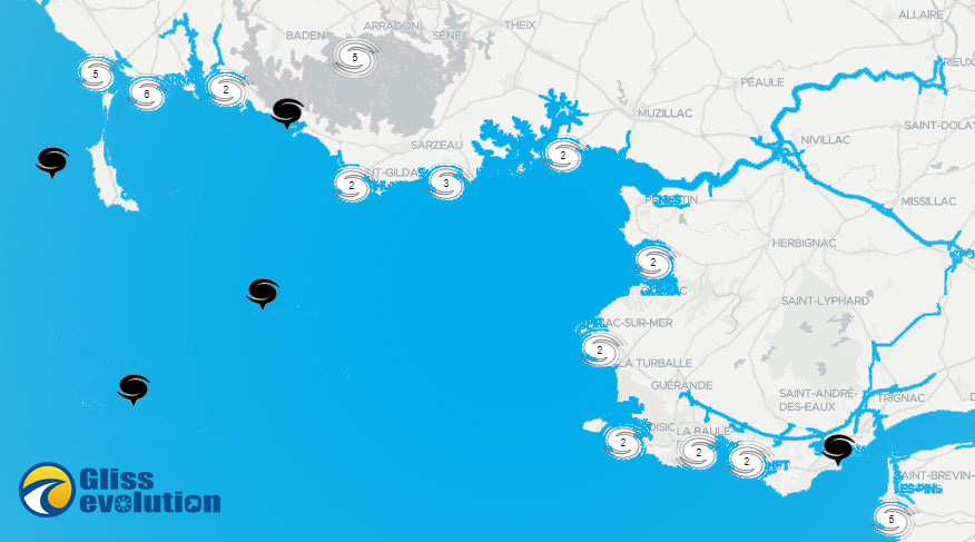 Spot de kite de Pont-Mahé, le spot de kite parfait 