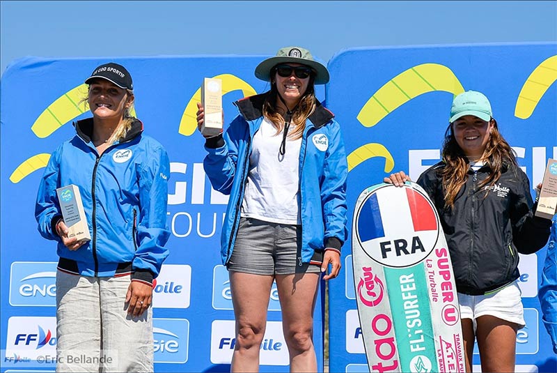 Nina Bivaud - compétitrice et ambassadrice Duotone médaille bronze Engie kite tour au cap d'agde 2022